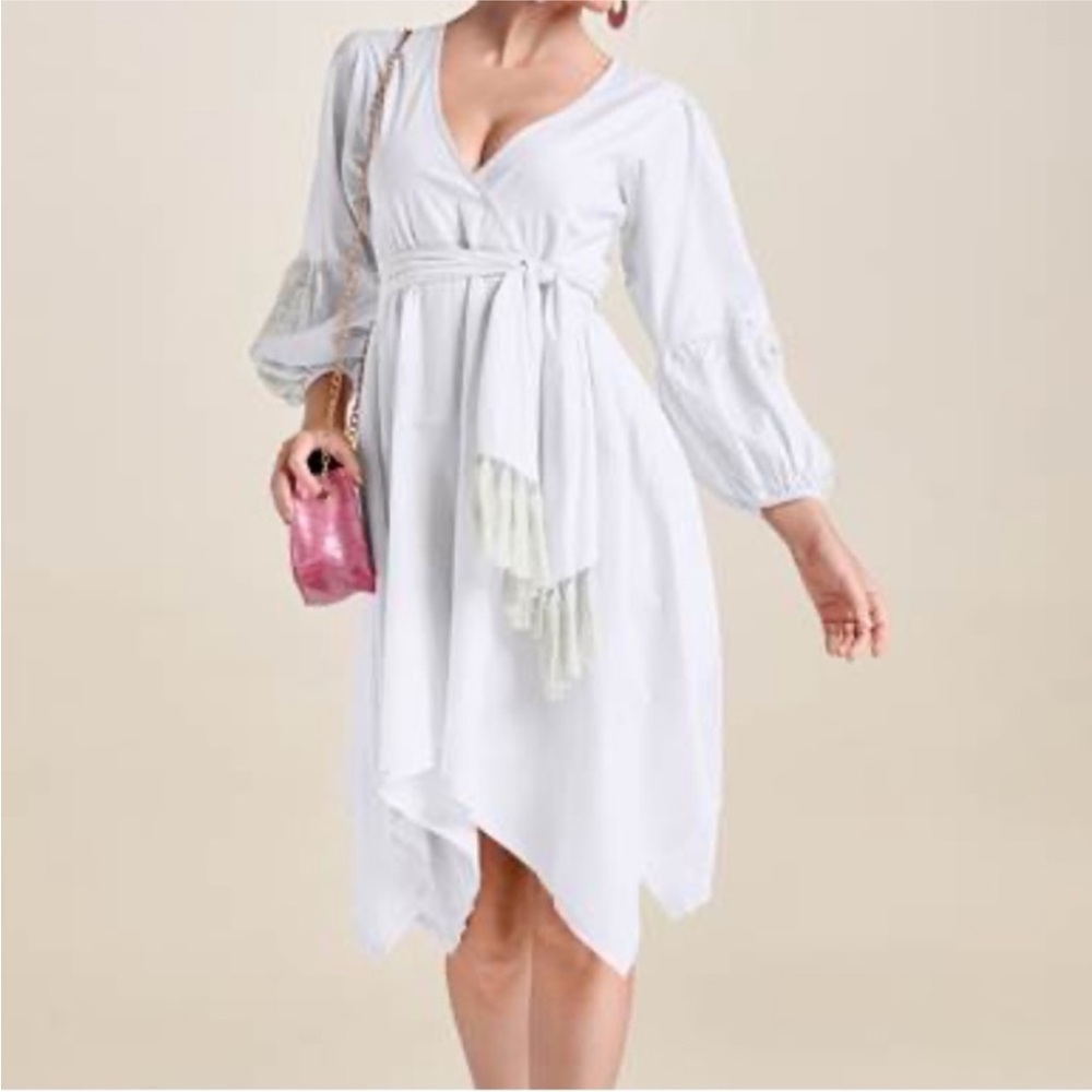 NEW Venus crochet detail midi dress